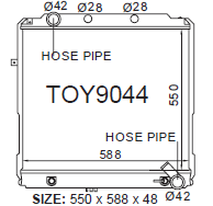 TOY9044 PA48 1997 99 COASTER HZB40 HZ BUS