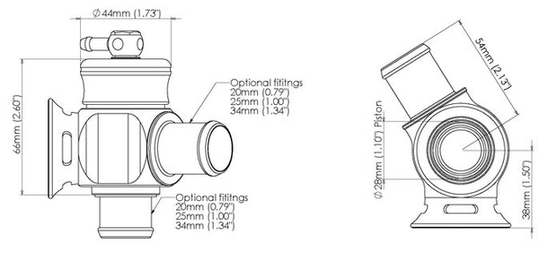 Turbosmart Kompact Dual Port BOV - Blow Off Valve