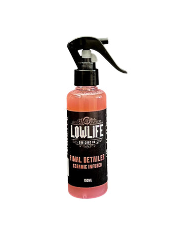 Low Life Final Detailer / White Wall Cleaner / Glass Cleaner - Triple Pack