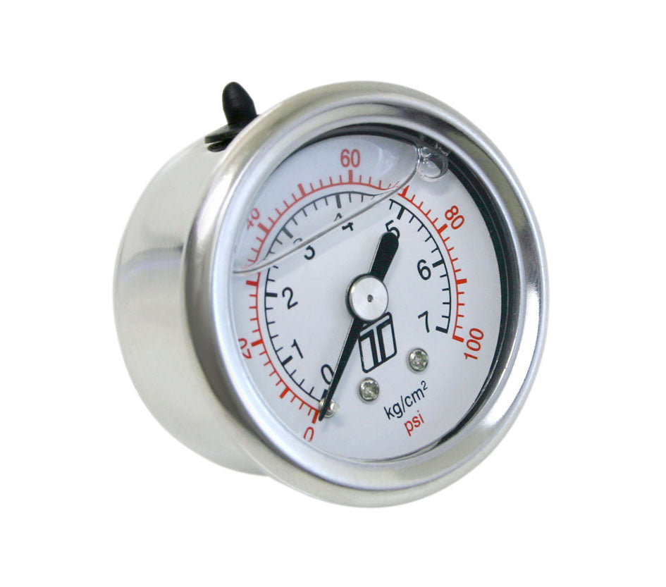 Turbosmart FPR Gauge 0-100psi – Liquid Filled