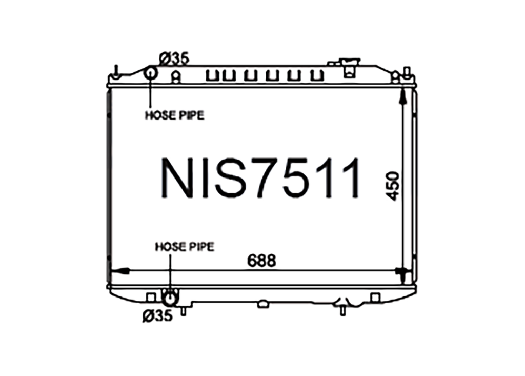 Nissan Navara D22 2.5L YD25 Diesel 2008-2015